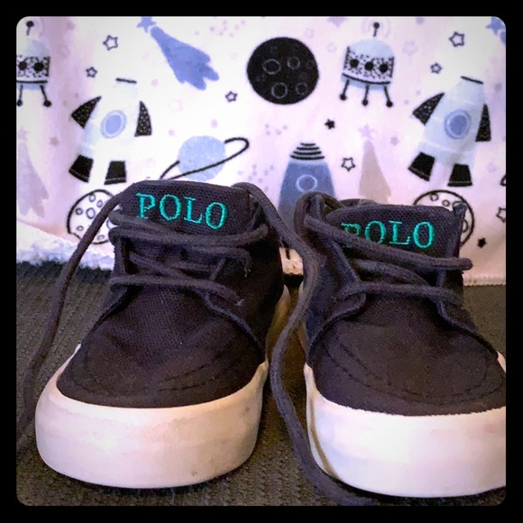 Polo Ralph Lauren Other - RL- Polo navy blue sneakers for toddlers size 5